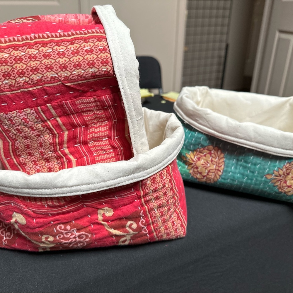 Random Pull Lined Kantha Baskets - image 1